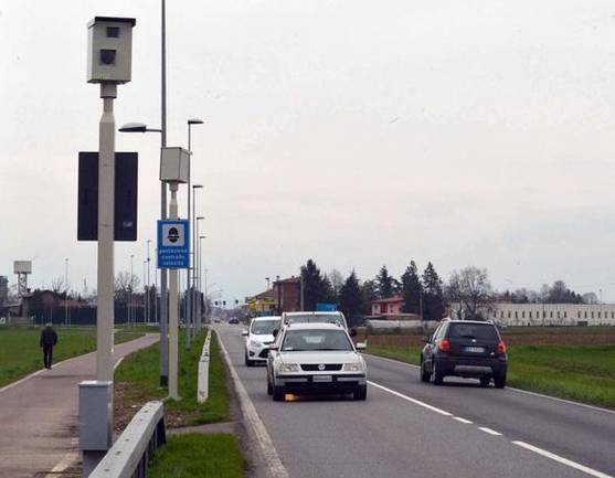 autovelox via Bergamo a Treviglio limite 90 km/h