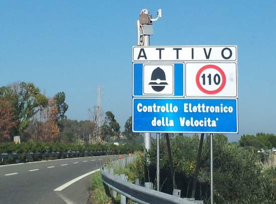 Rocca Imperiale Marina autovelox