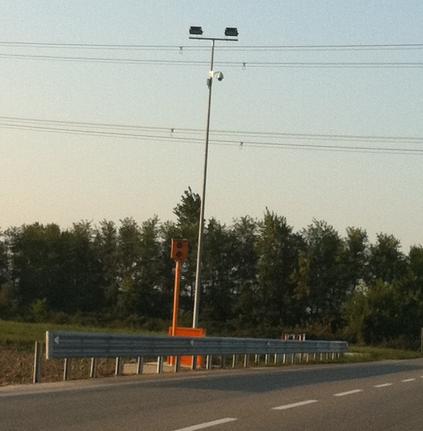 romea Taglio di Po traffipax direzione Ravenna
