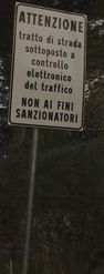 cartello statale Frosinone Gaeta San Sosio spike